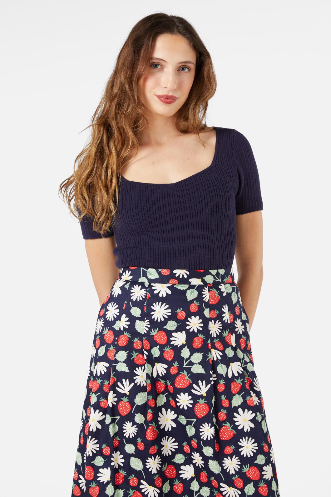 Princess Highway - Kaye Knit Top - navy