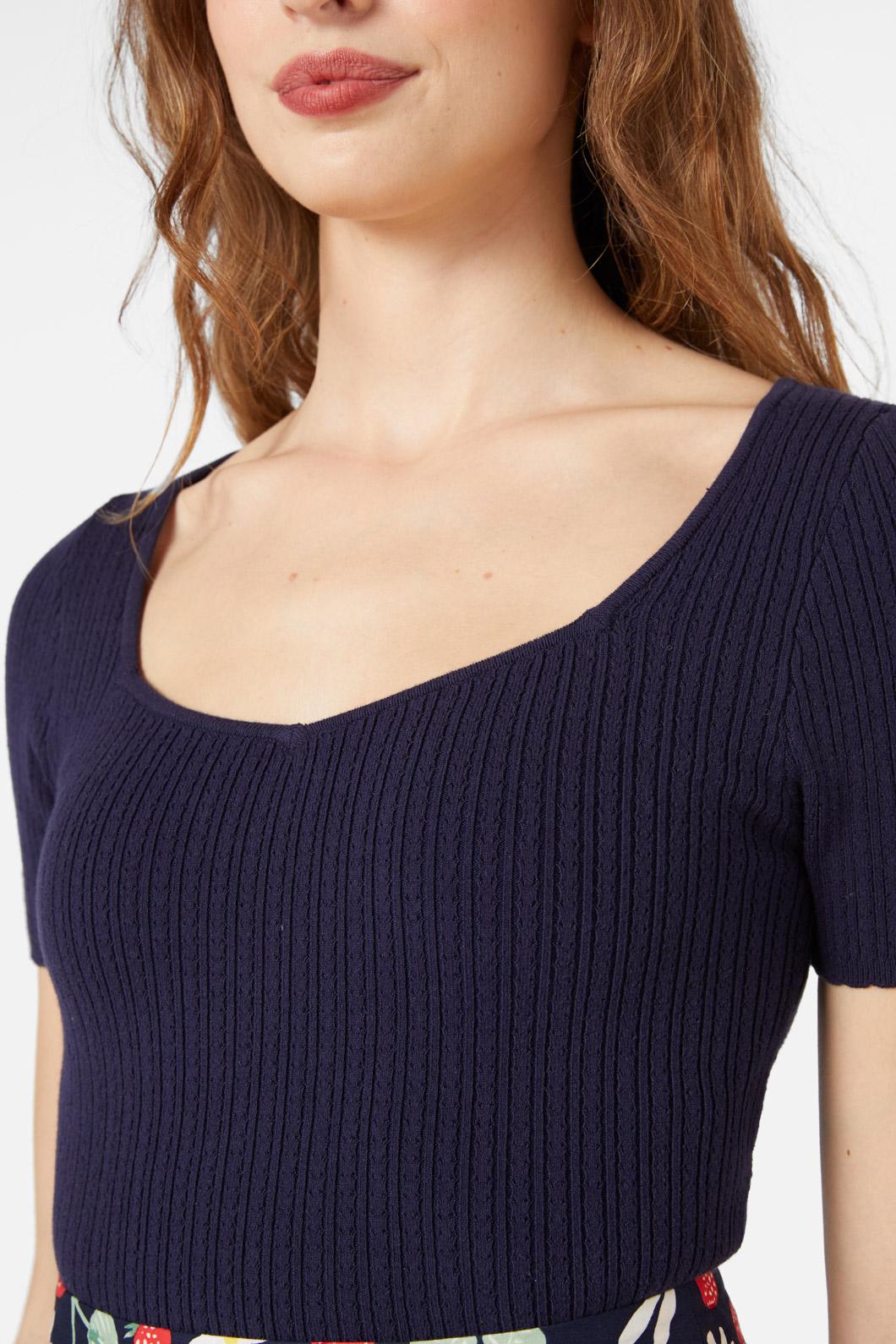 Princess Highway - Kaye Knit Top - navy