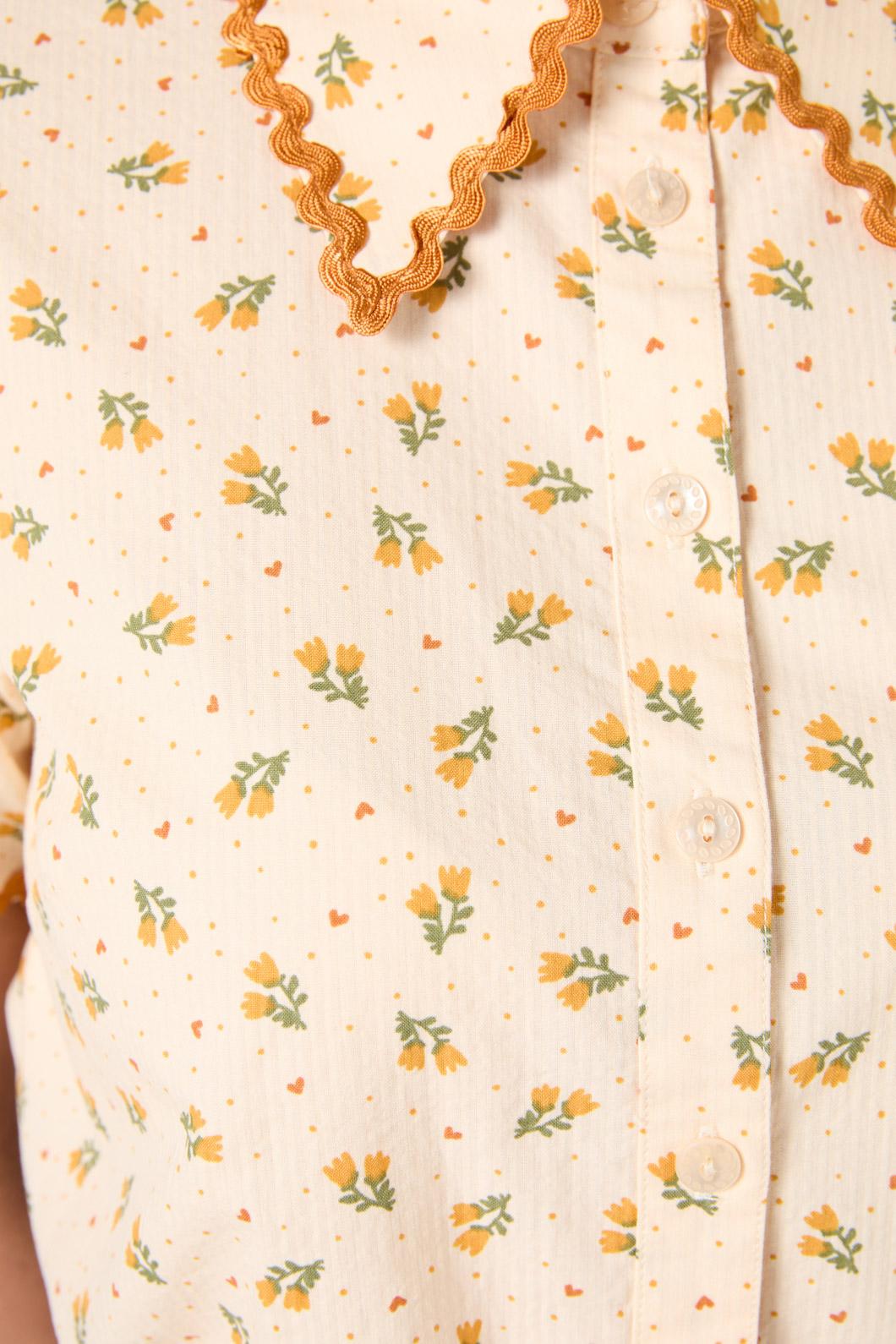 Princess Highway - Holly Ditsy Blouse - cream