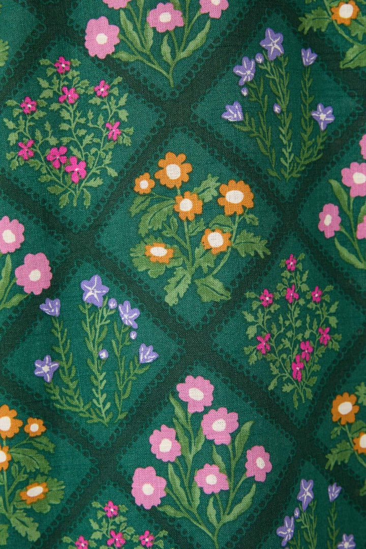 Princess Highway - Lattice Posie Pant - green