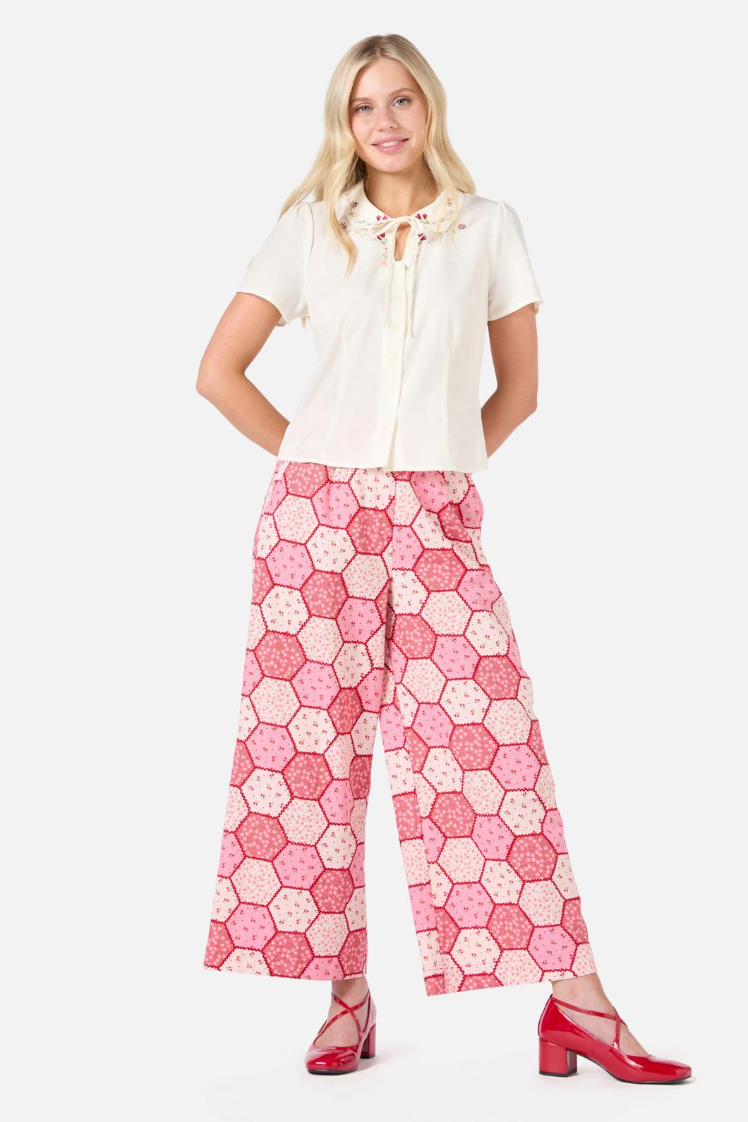 Princess Highway - Meadows Emb Blouse - cream