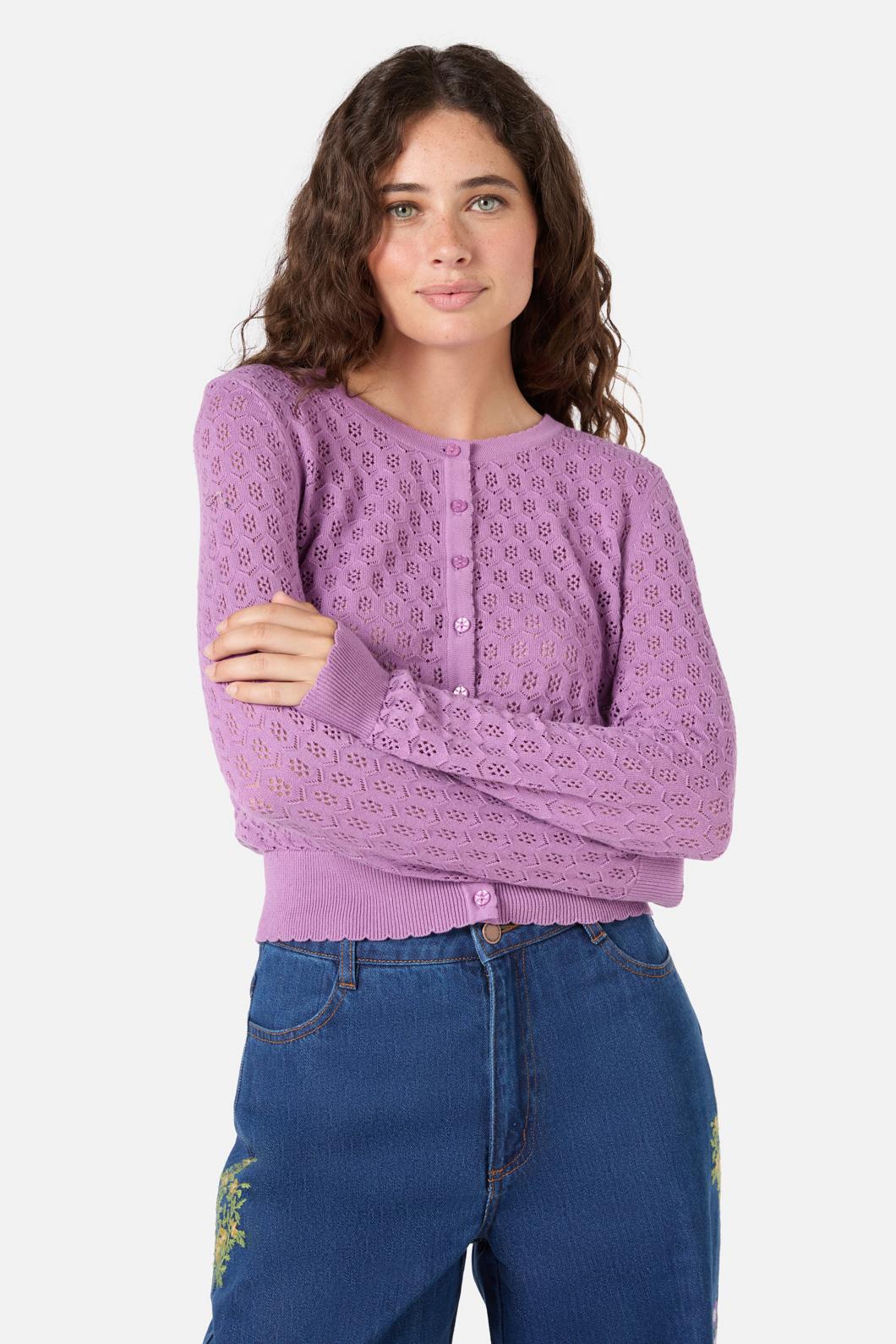 Princess Highway - Mara Cardigan - lilac