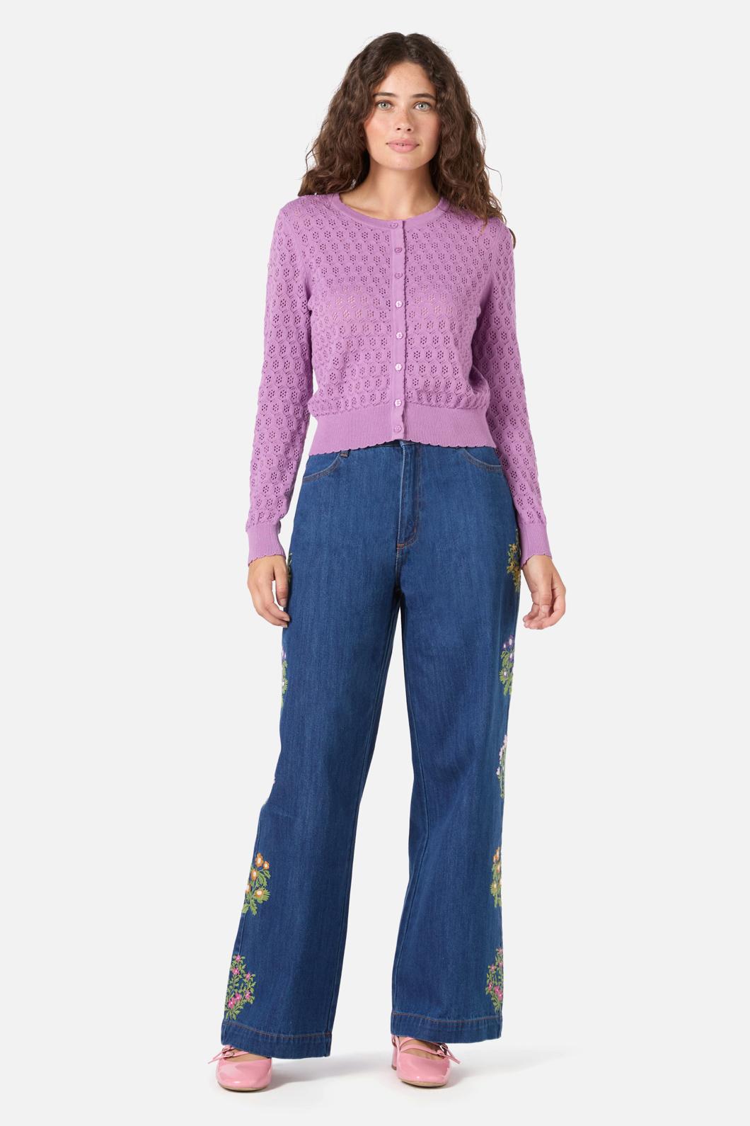 Princess Highway - Mara Cardigan - lilac