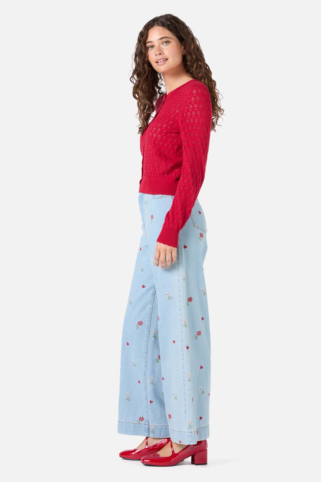 Princess Highway - Mara Cardigan - cherry