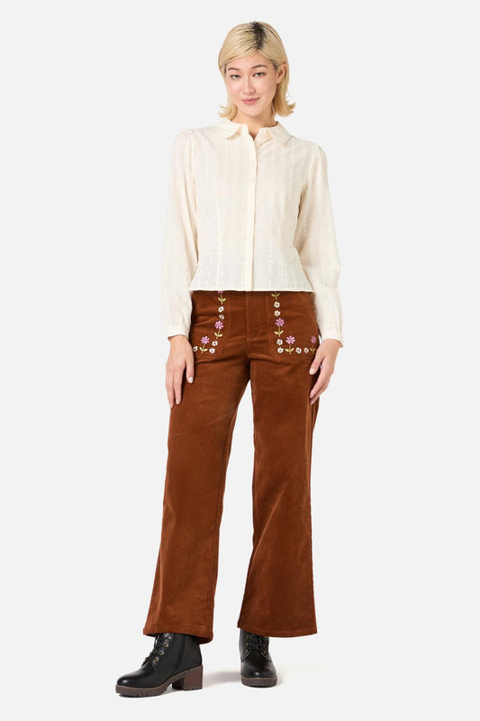 Princess Highway - Evelyn Cute Cotton Blouse - cream