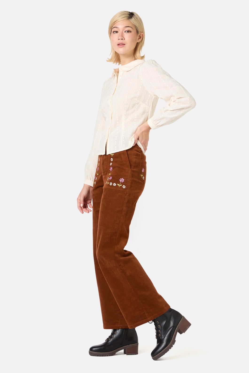 Princess Highway - Evelyn Cute Cotton Blouse - cream