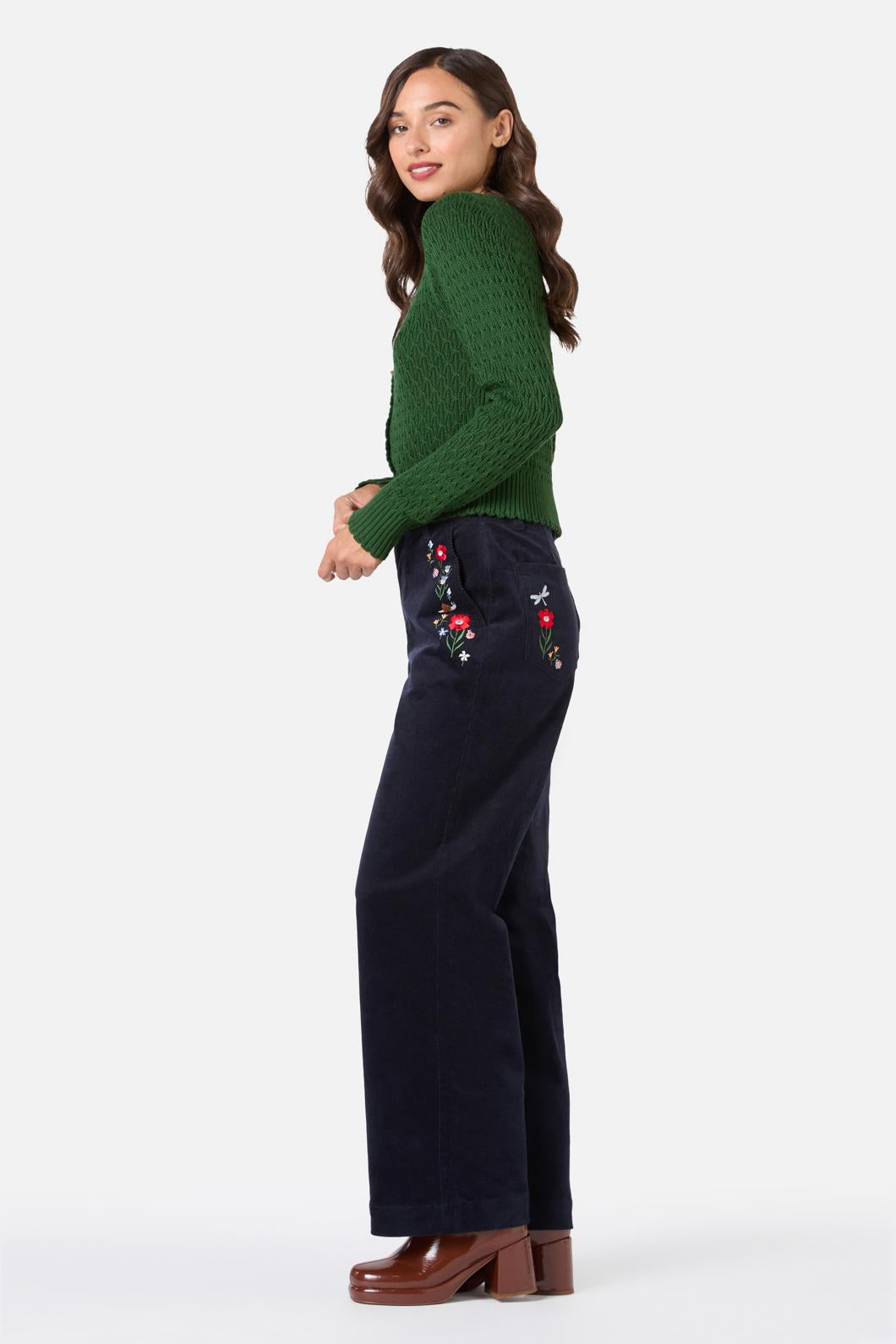 Princess Highway - Amelia Knit Cardigan - green