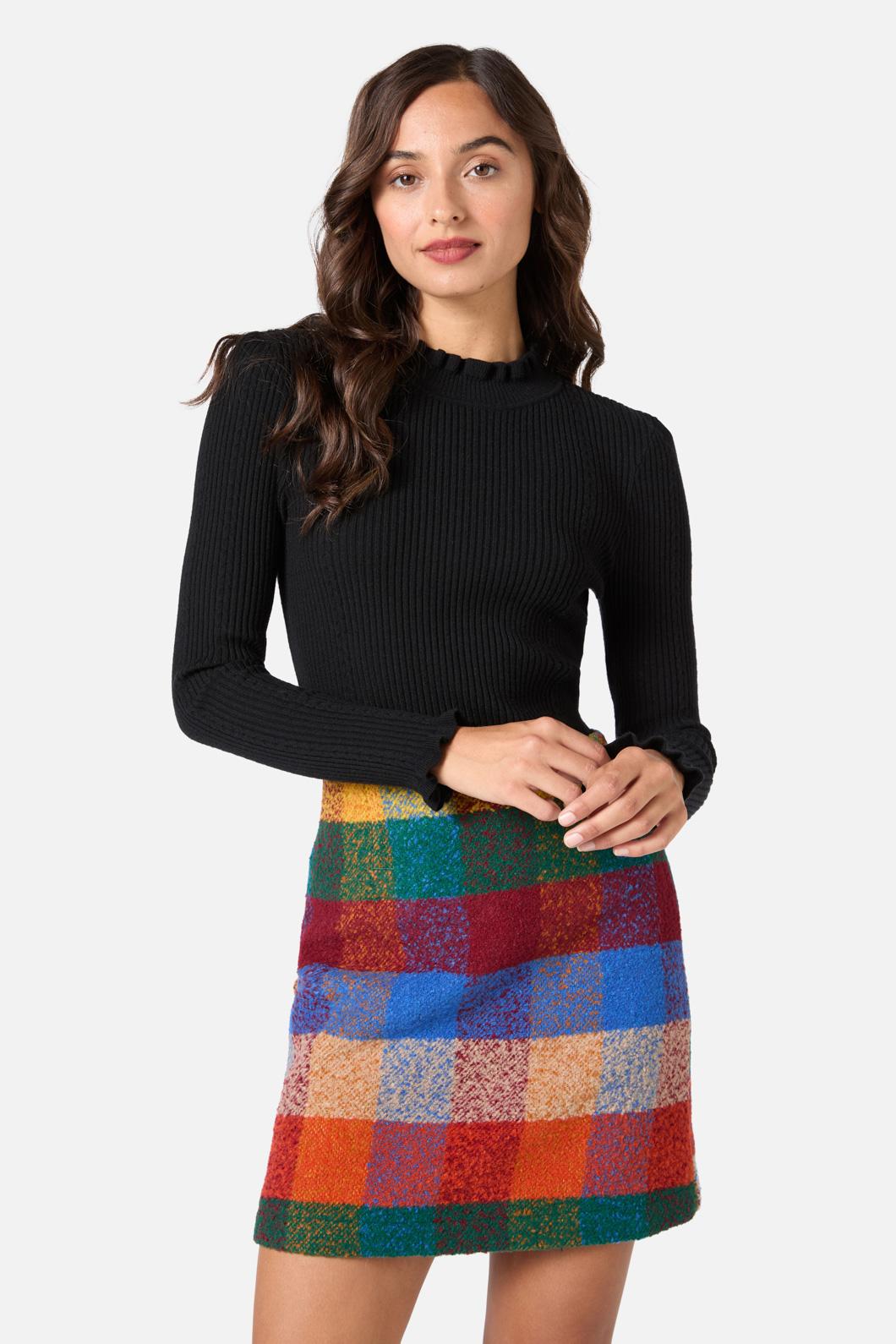 Princess Highway - Odessa Long Sleeve Knit Top - black