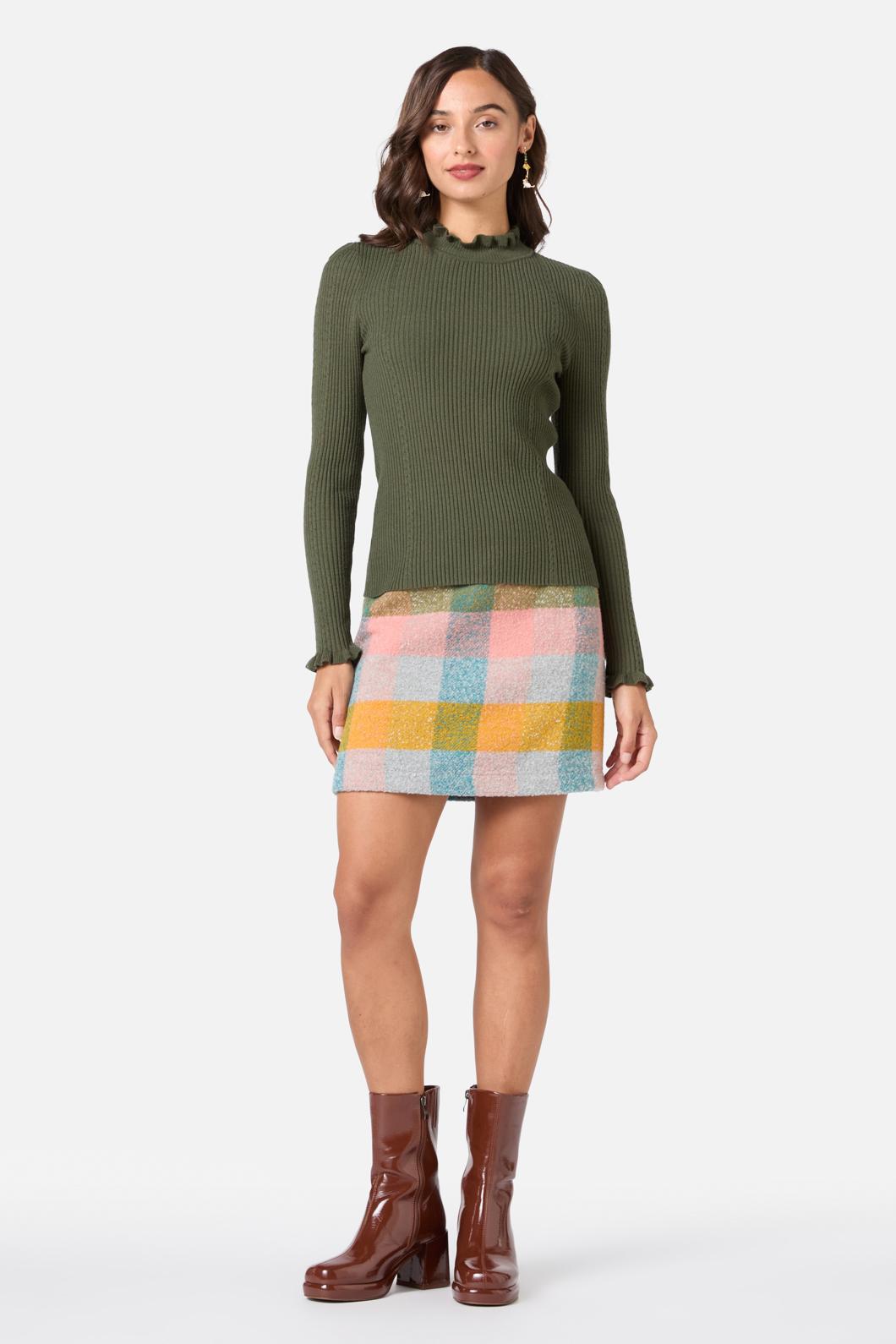 Princess Highway - Odessa Long Sleeve Knit Top - olive