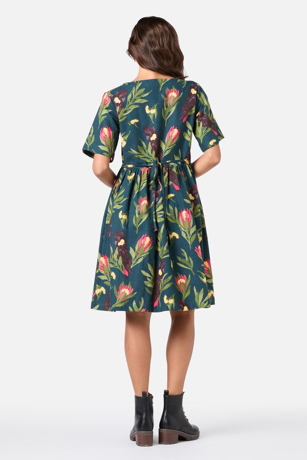 Princess Highway - Cockatoo Smock Dress - teal