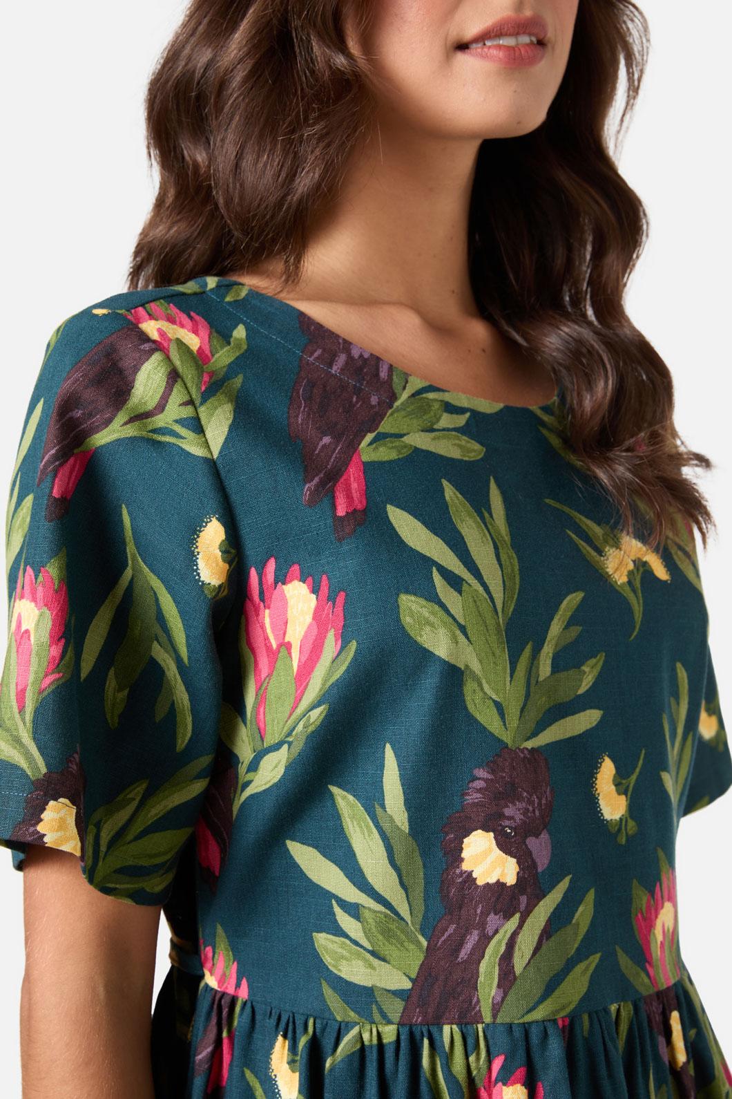 Princess Highway - Cockatoo Smock Dress - teal