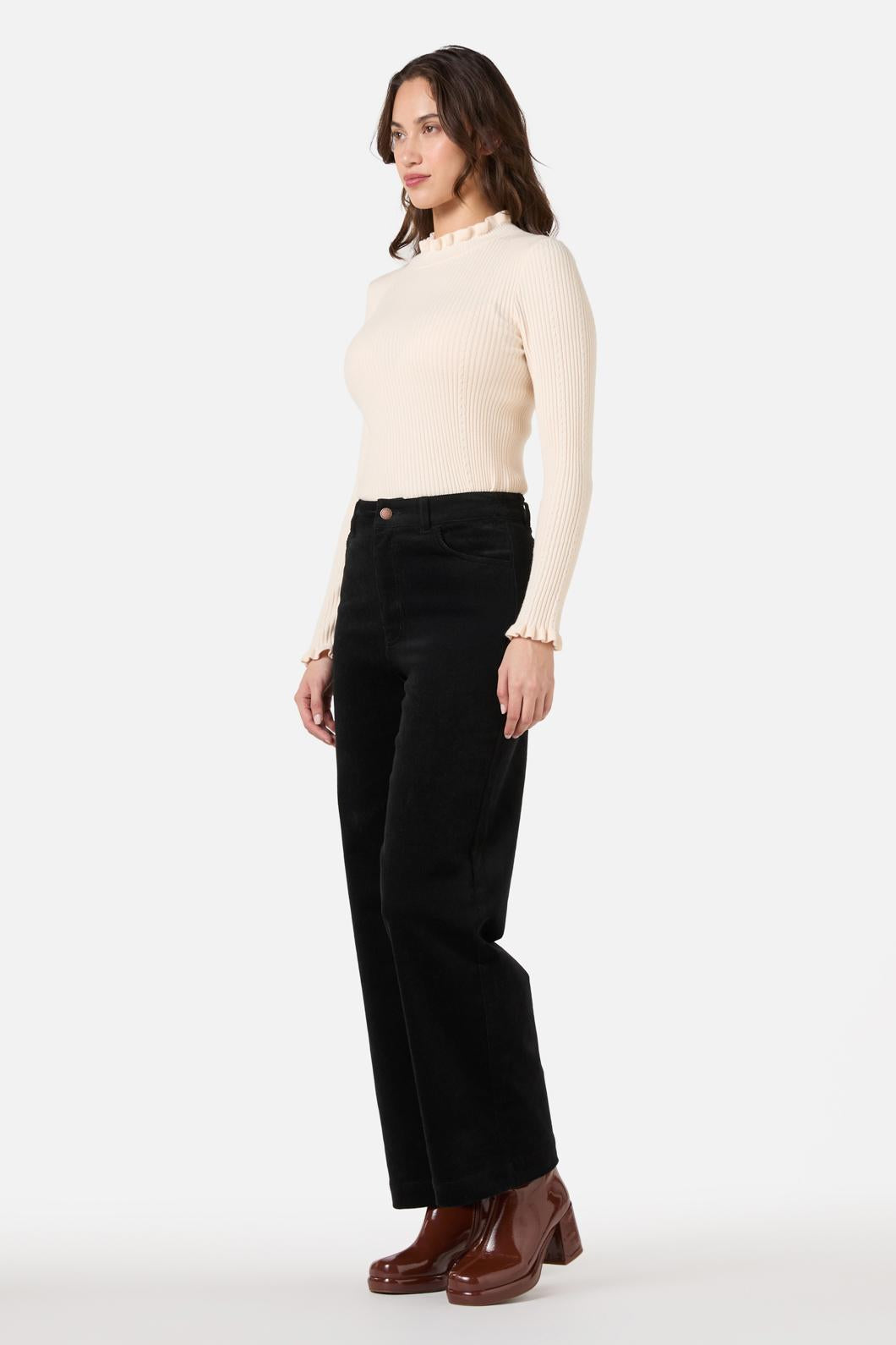 Princess Highway - Charlie Girl Cord Jean - black