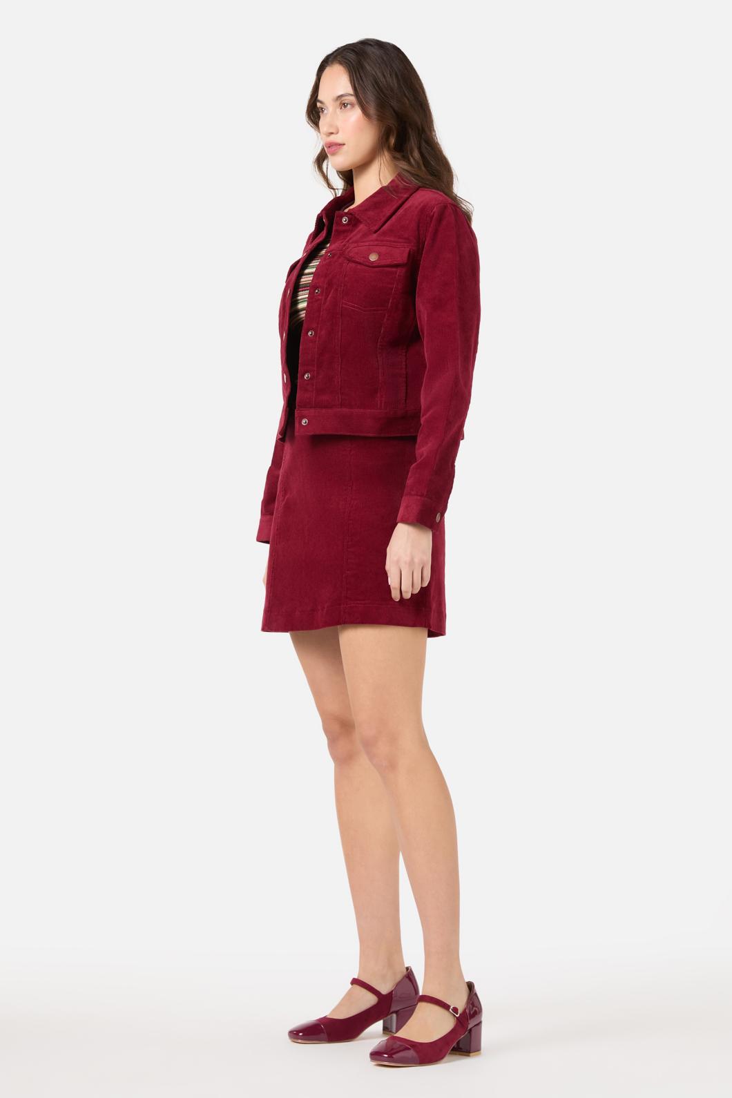 Princess Highway - Charlie Girl Cord Jacket - red