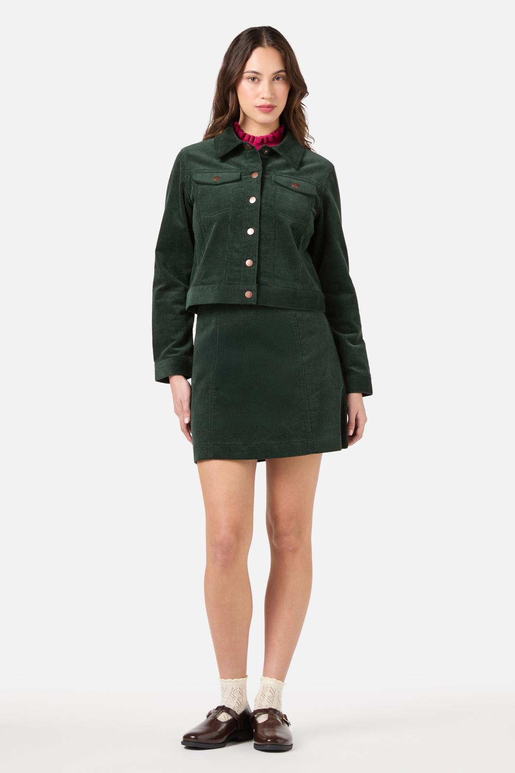 Princess Highway - Charlie Girl Cord Jacket - green