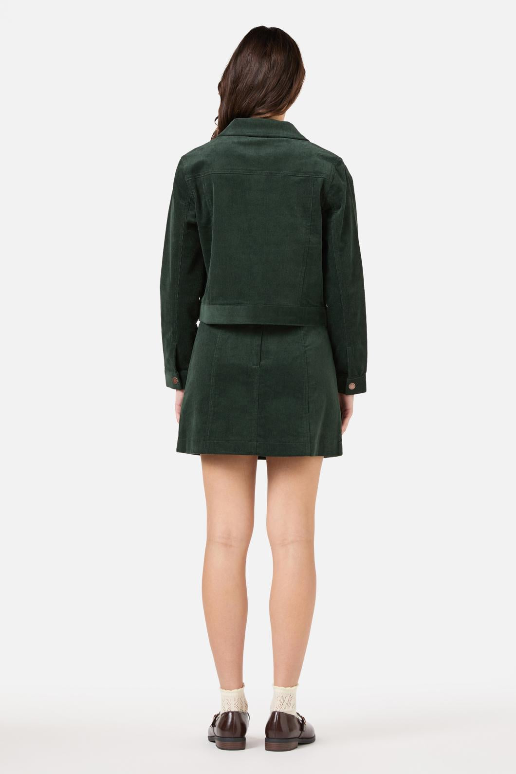 Princess Highway - Charlie Girl Cord Jacket - green