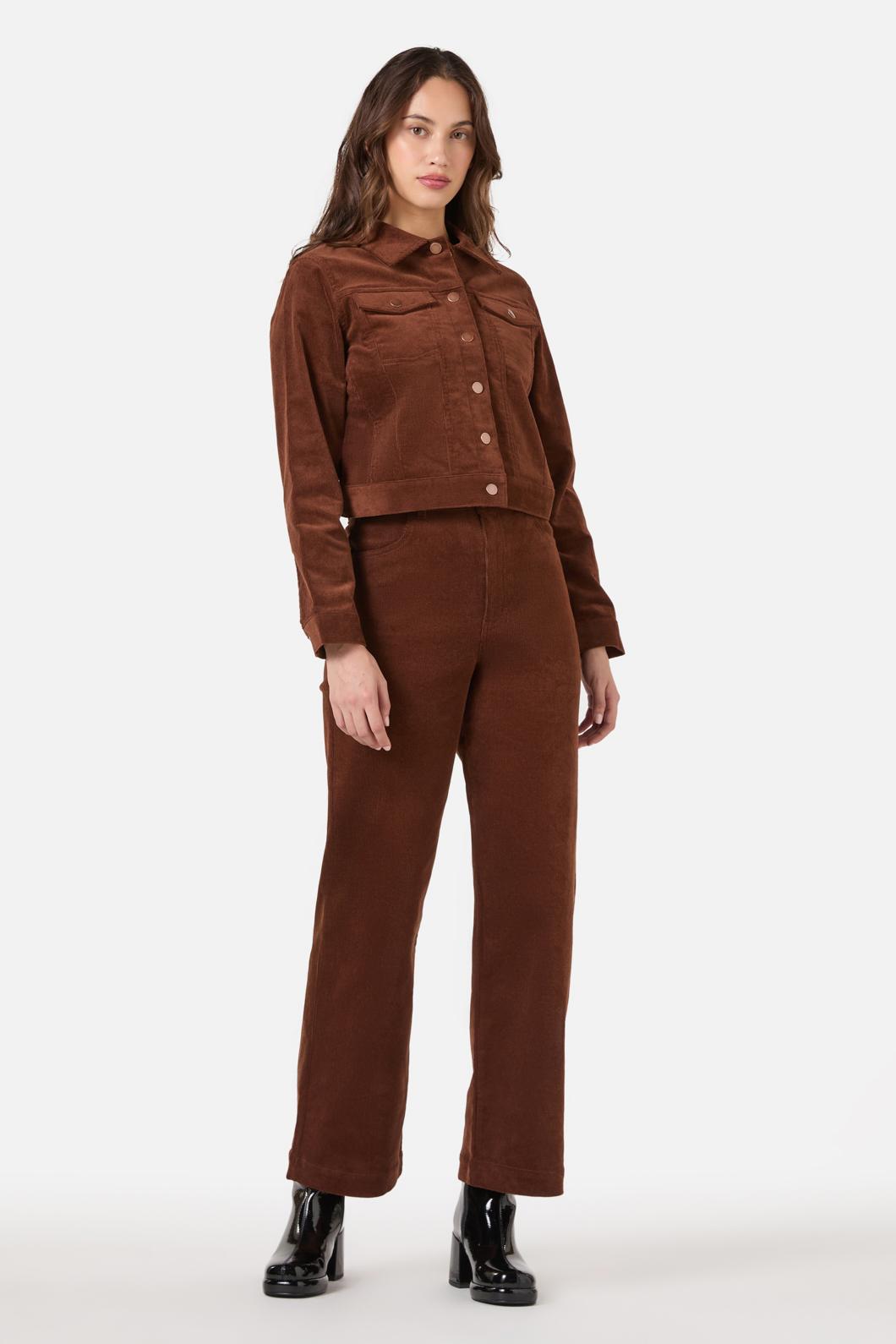 Princess Highway - Charlie Girl Cord Jacket - chocolate
