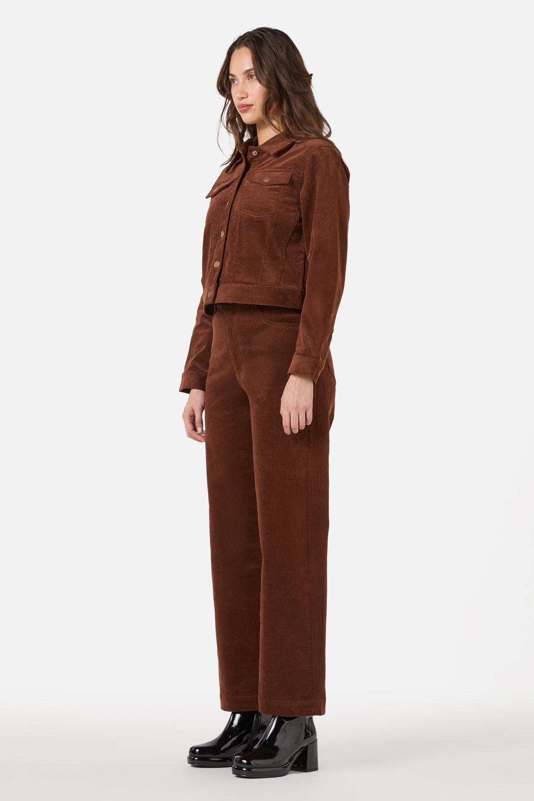 Princess Highway - Charlie Girl Cord Jacket - chocolate