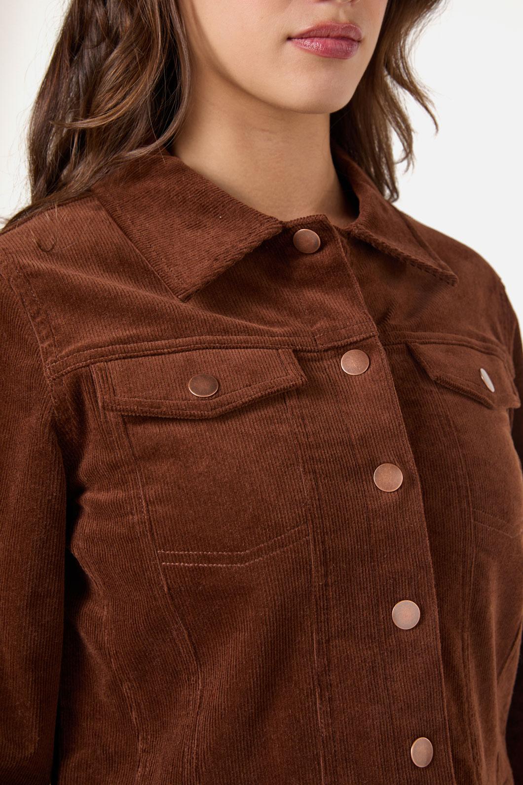 Princess Highway - Charlie Girl Cord Jacket - chocolate