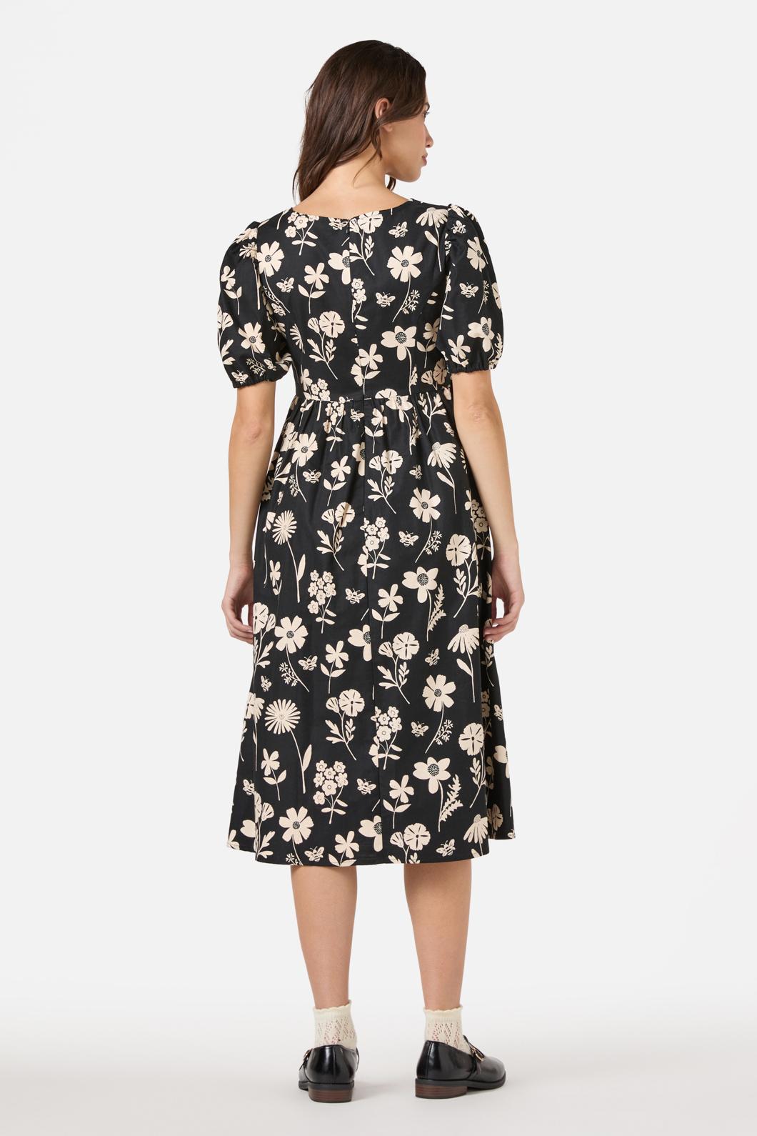 Princess Highway - Variety Fleur Midi Dress - black