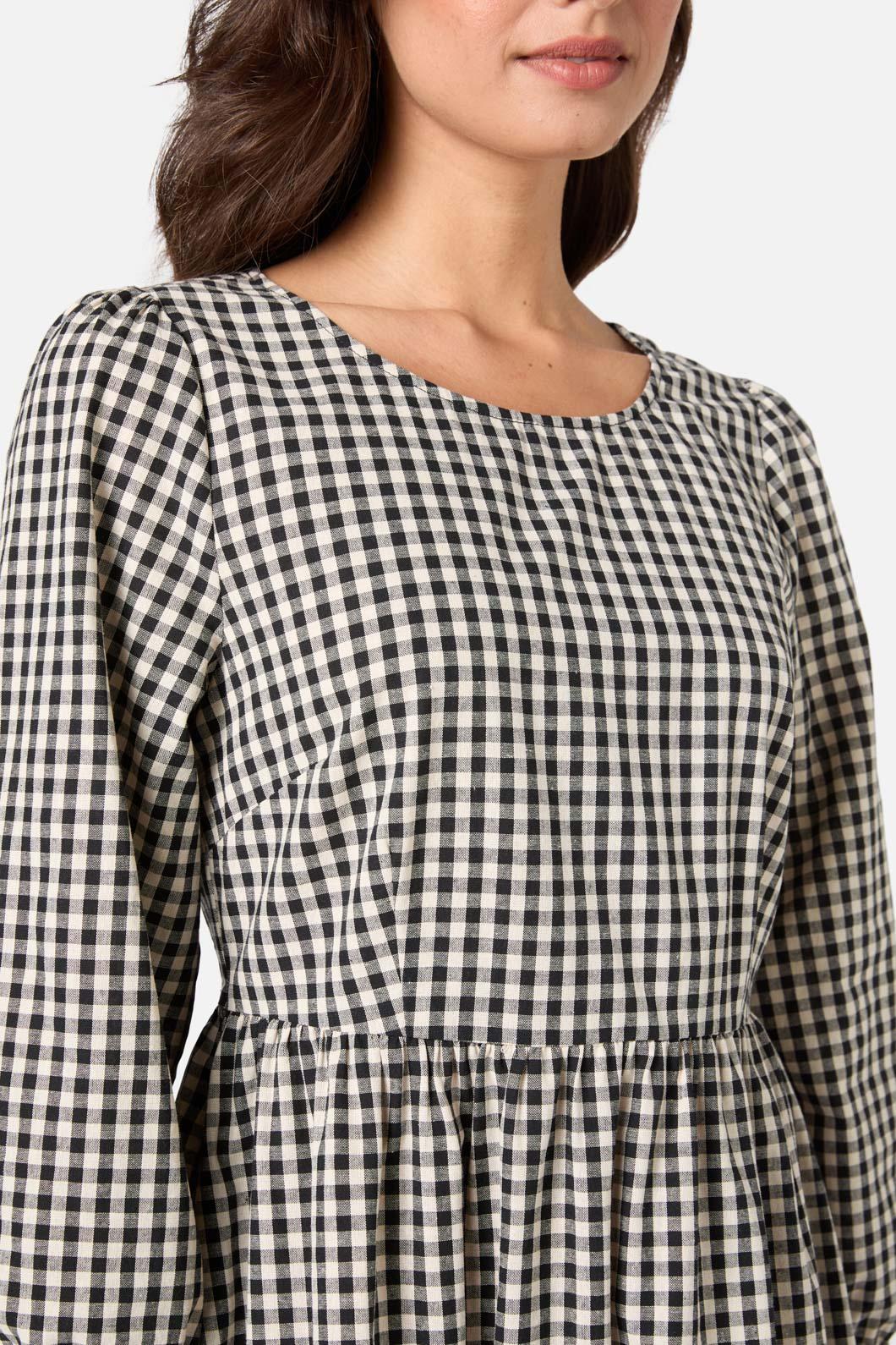 Princess Highway - Renae Check Midi Dress - black