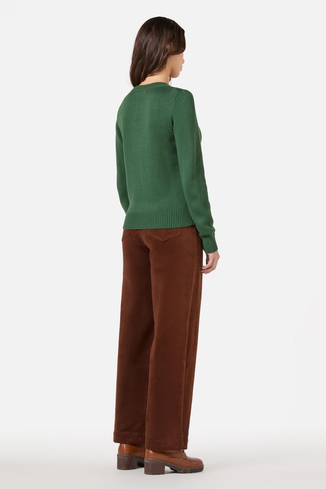 Princess Highway - Viva Floral Embroidered Jumper - green