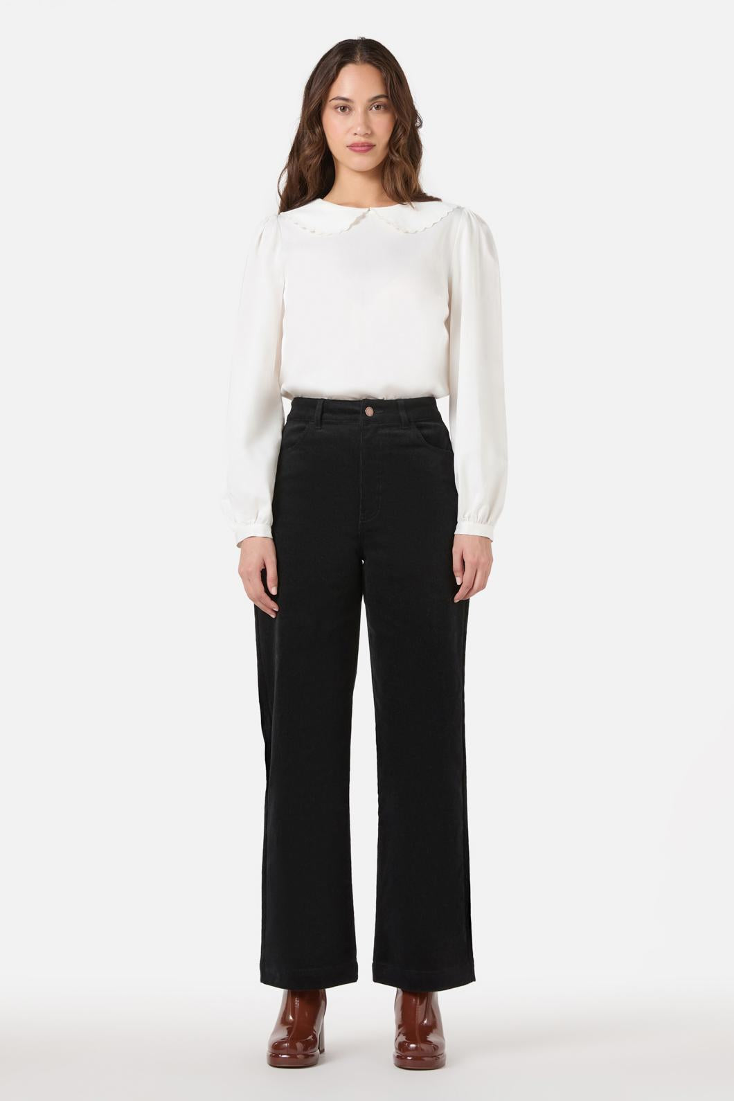 Princess Highway - Mary Peter Pan Blouse - cream