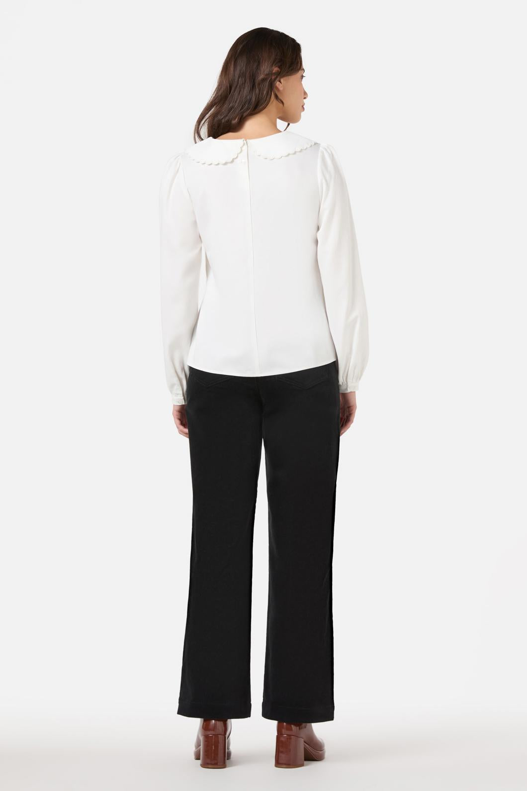 Princess Highway - Mary Peter Pan Blouse - cream