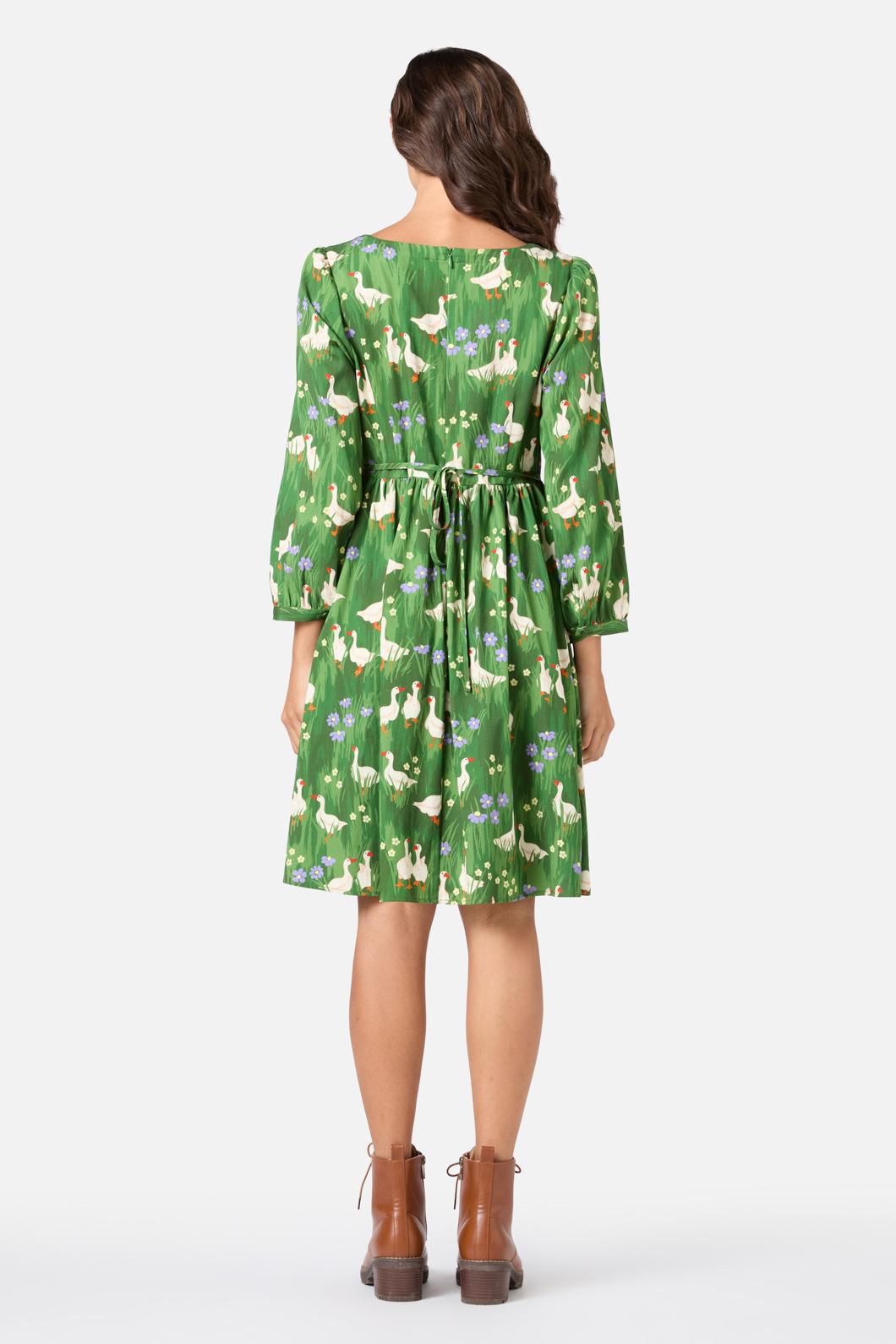 Princess Highway - Lucy Goosey Smock Dress - green