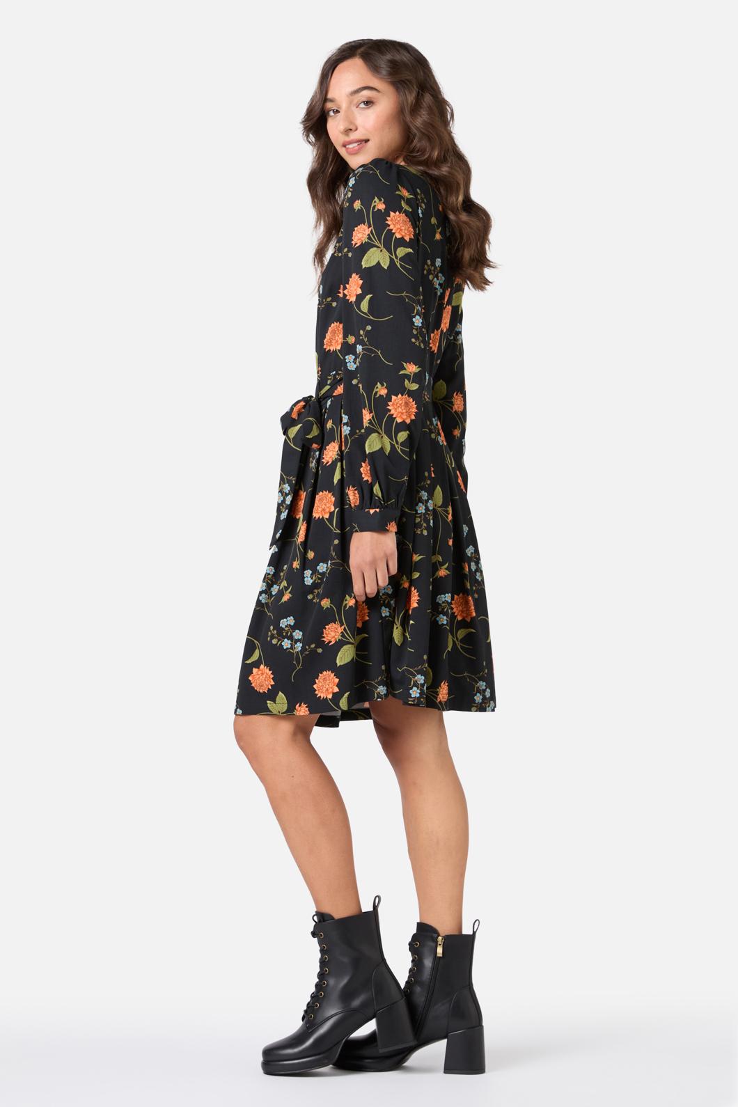 Princess Highway - Esmerelda Floral Mini Dress - black