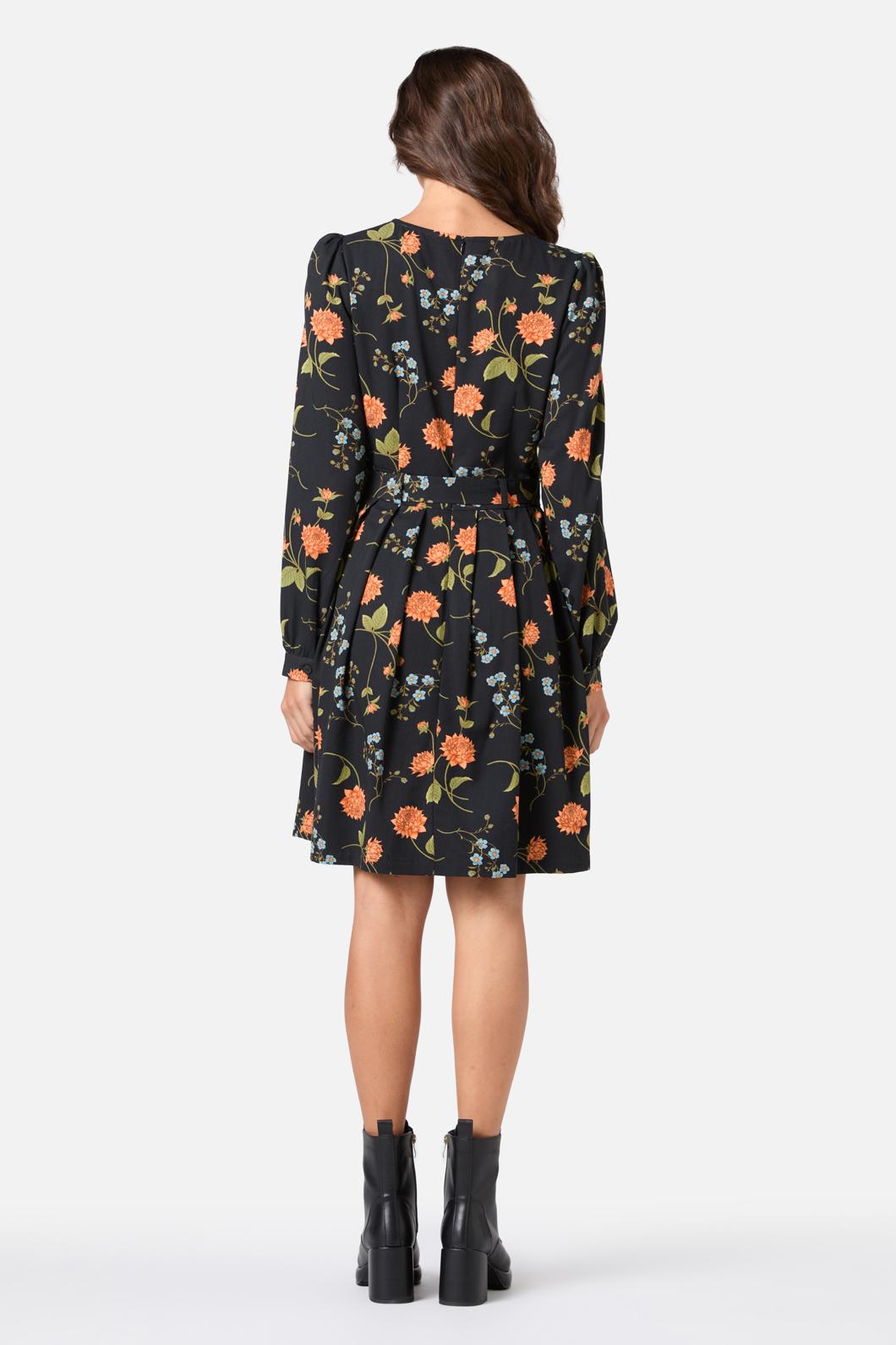 Princess Highway - Esmerelda Floral Mini Dress - black