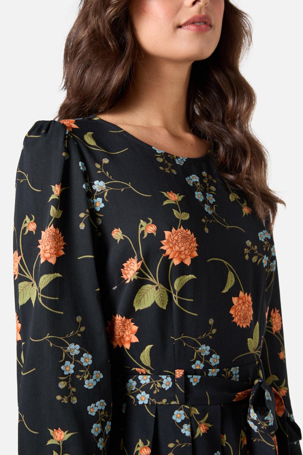 Princess Highway - Esmerelda Floral Mini Dress - black