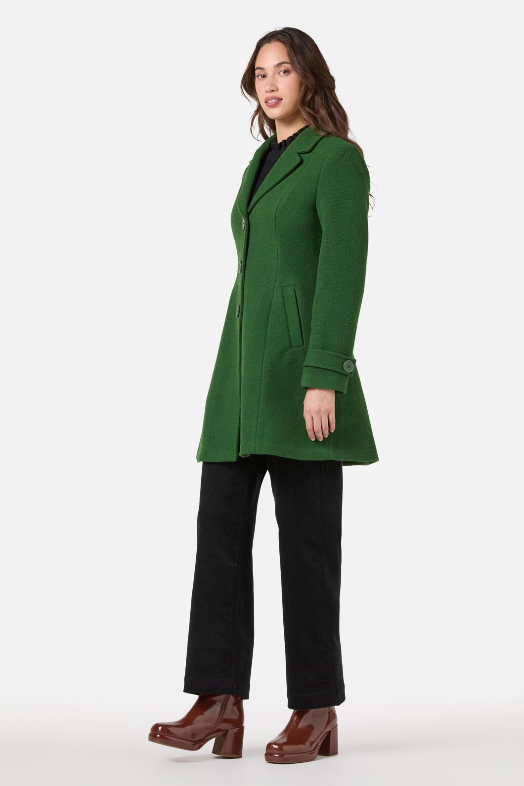 Princess Highway - Mabel A-Line Wool Blend Coat - green