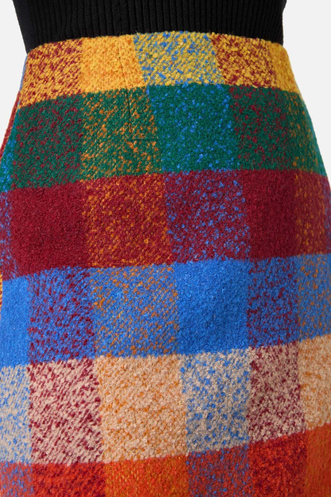 Princess Highway - Milly Bright Check Skirt - bright-check