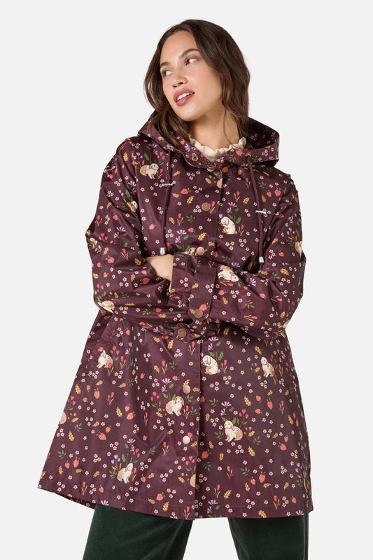 Princess Highway - Coco Rabbit Raincoat - burgundy