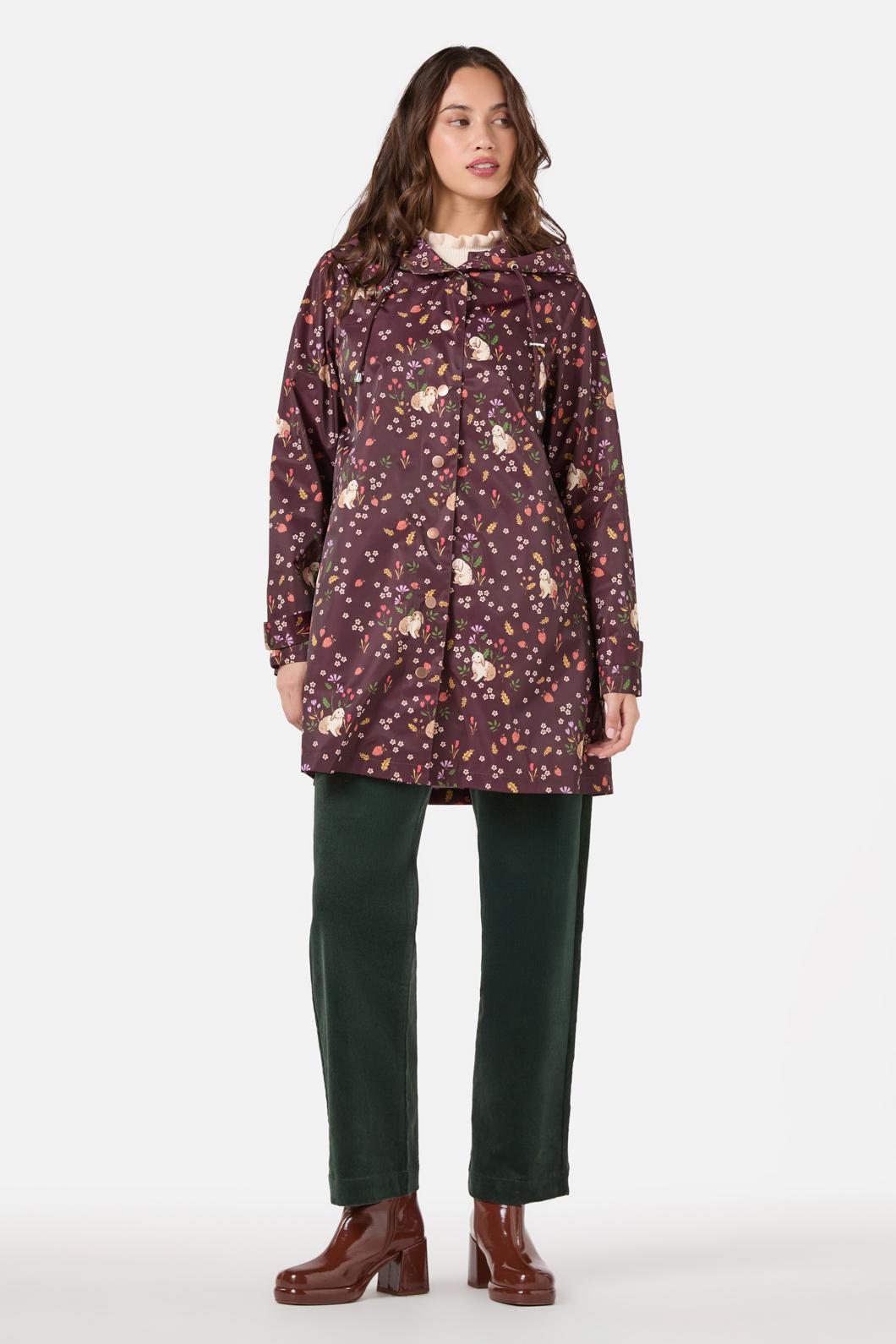 Princess Highway - Coco Rabbit Raincoat - burgundy