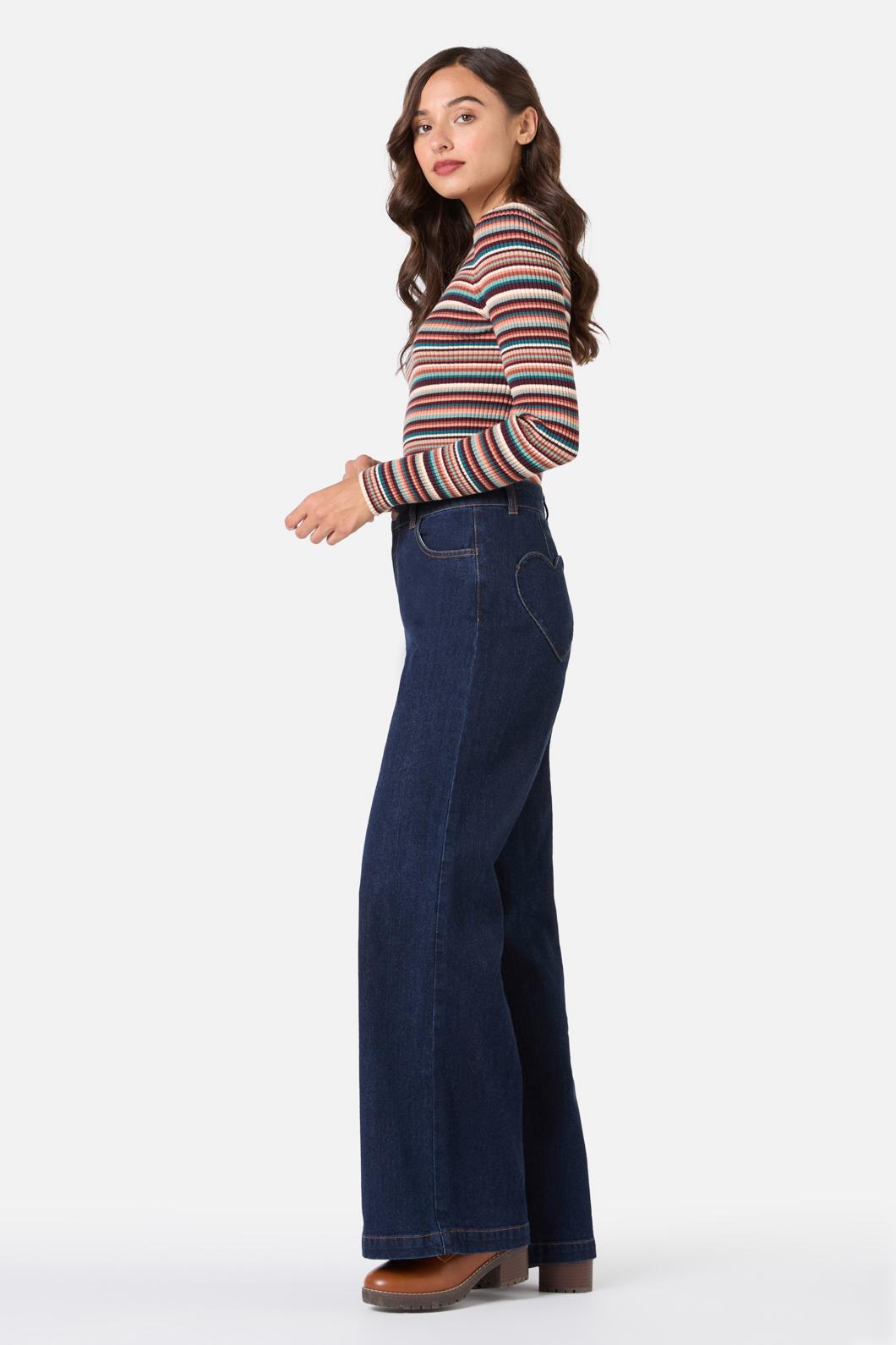 Princess Highway - Sweet Heart Denim Jean - dark-denim