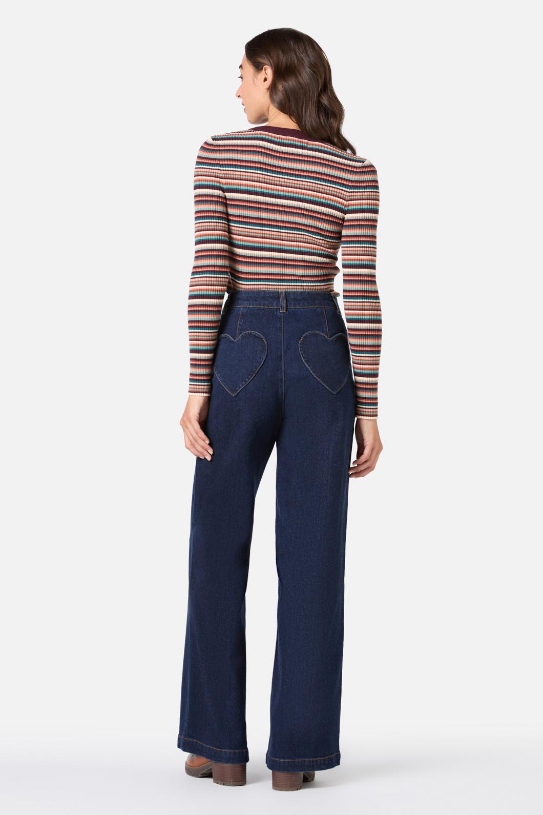 Princess Highway - Sweet Heart Denim Jean - dark-denim