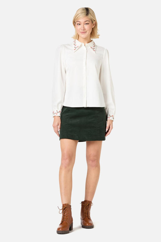 Princess Highway - Esmerelda Embroidered Blouse - cream