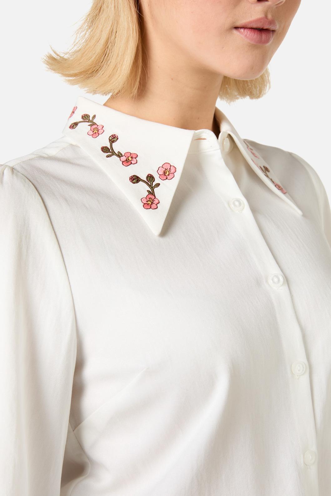 Princess Highway - Esmerelda Embroidered Blouse - cream