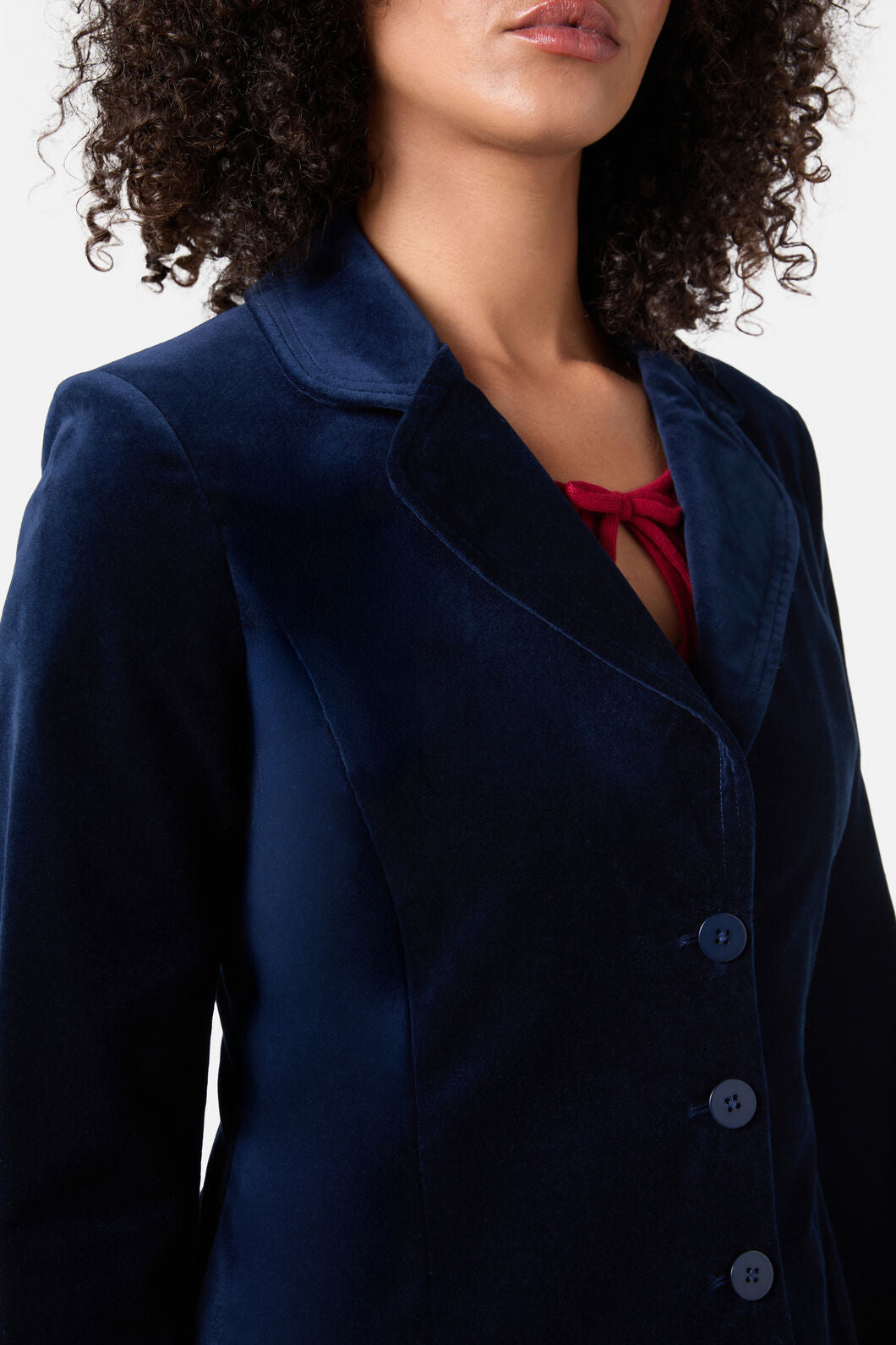 Princess Highway - Stella Velvet Blazer - midnight