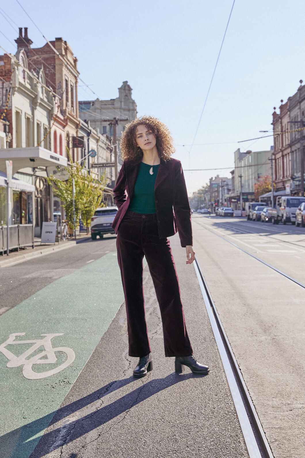 Princess Highway - Stella Velvet Jean - wine