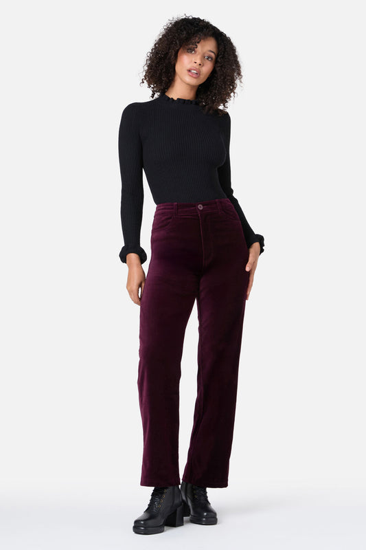 Princess Highway - Stella Velvet Jean - wine