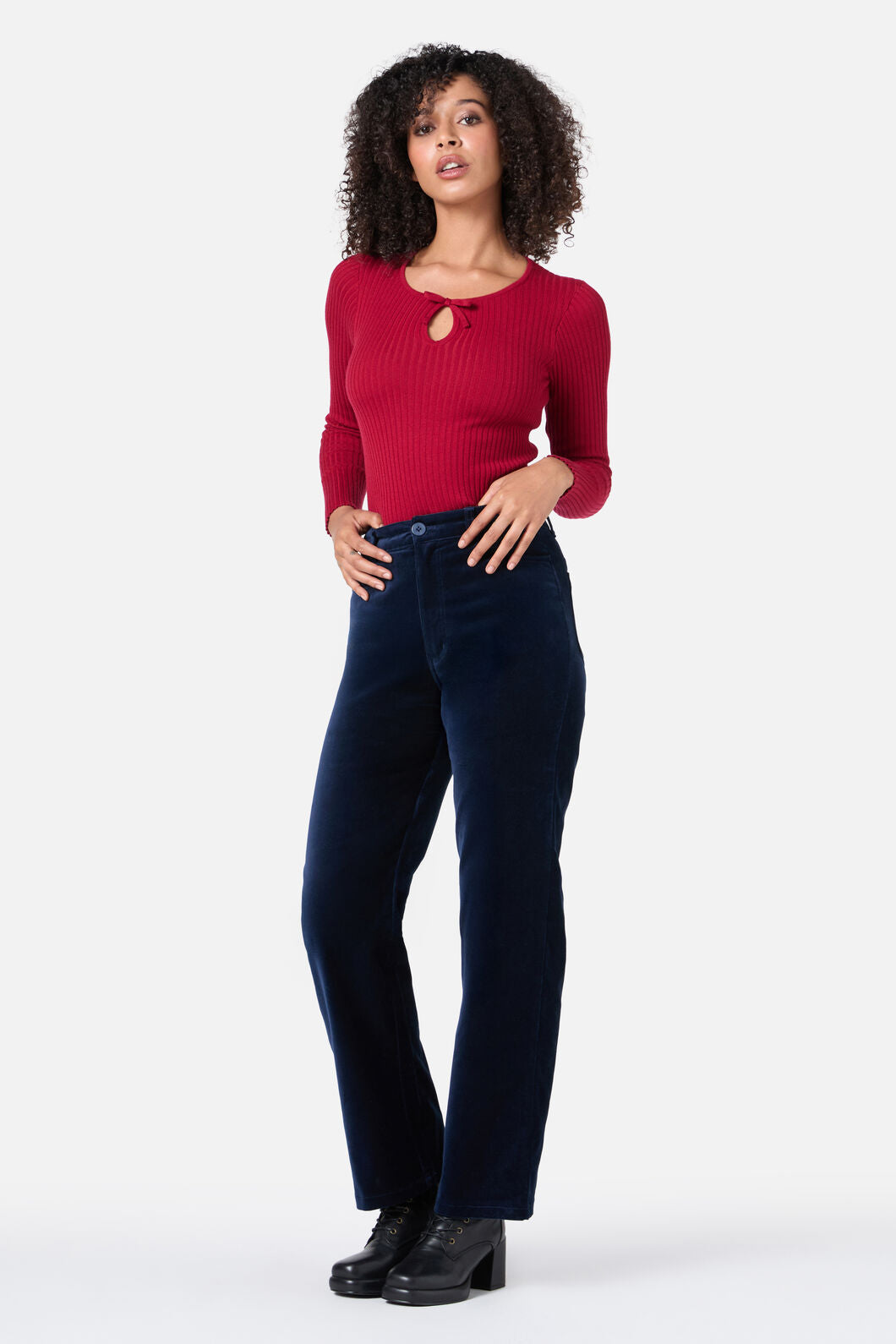 Princess Highway - Stella Velvet Jean - midnight