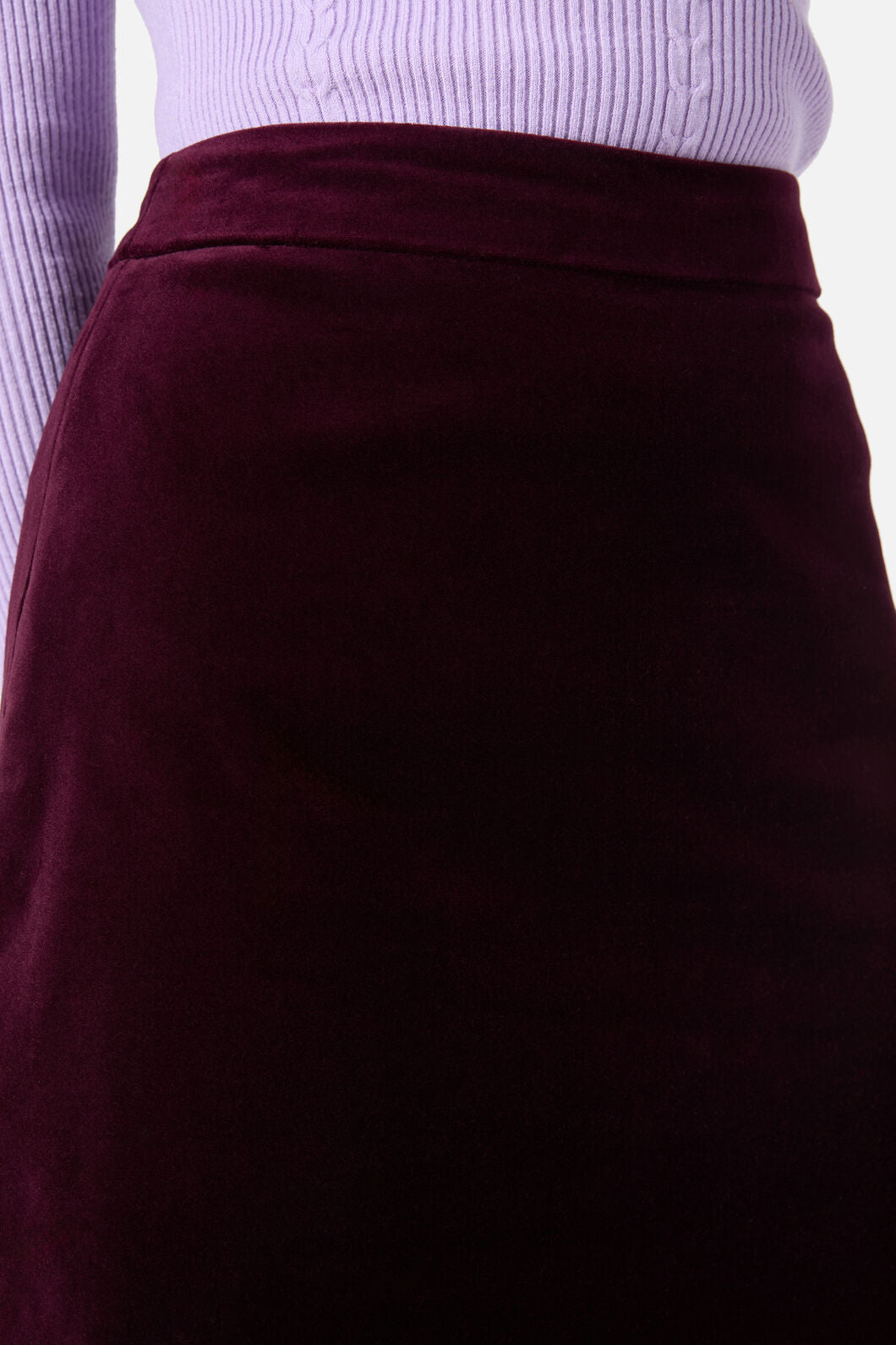 Princess Highway - Stella Velvet Mini Skirt - wine