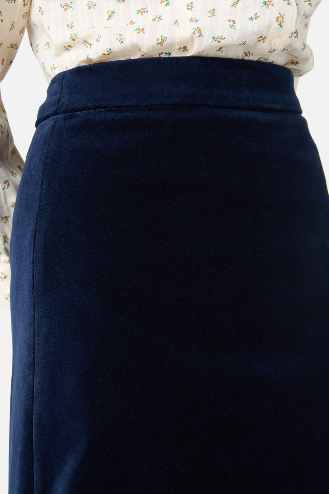 Princess Highway - Stella Velvet Mini Skirt - midnight