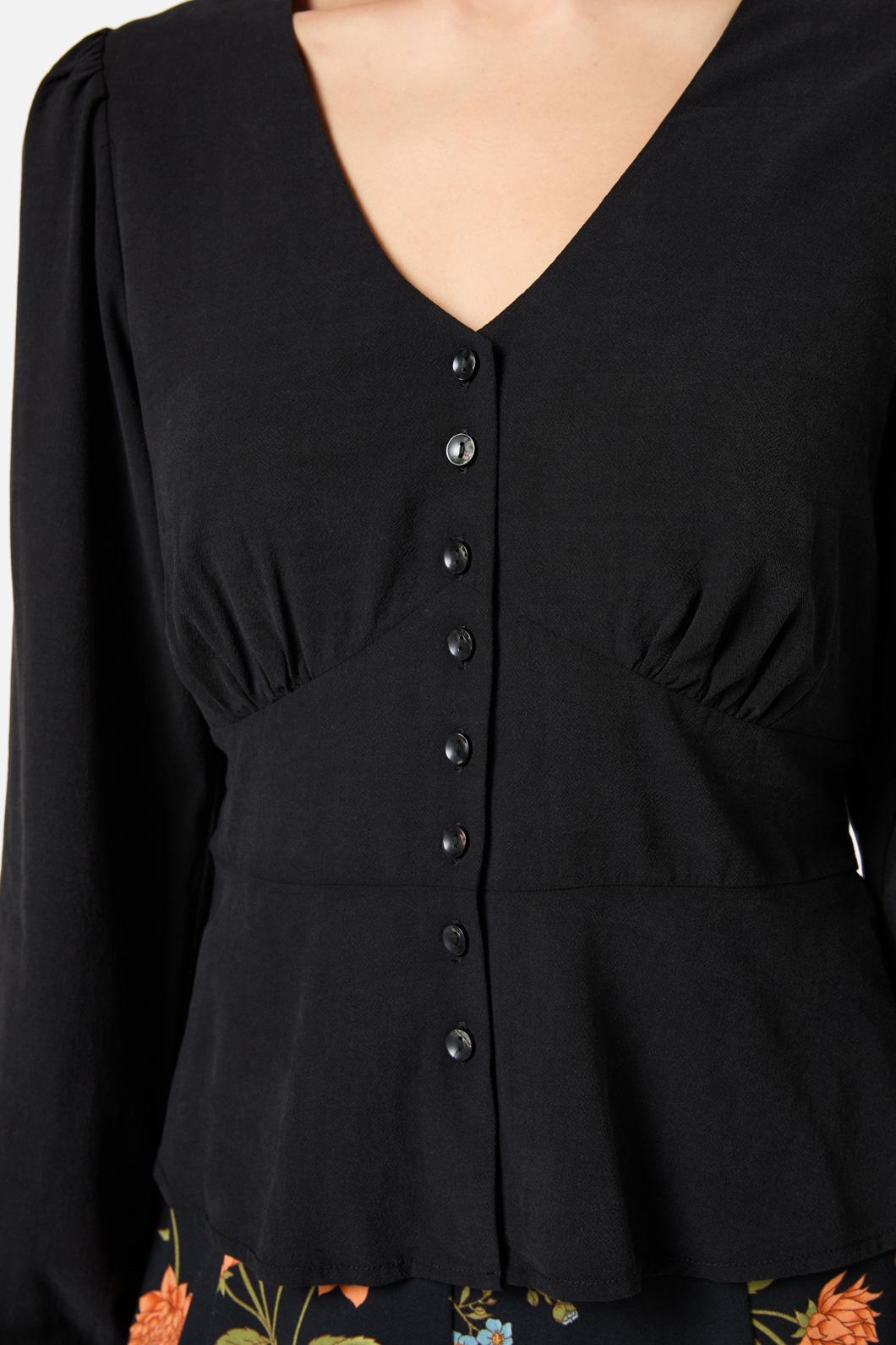 Princess Highway - Grace Long Sleeve Top - black