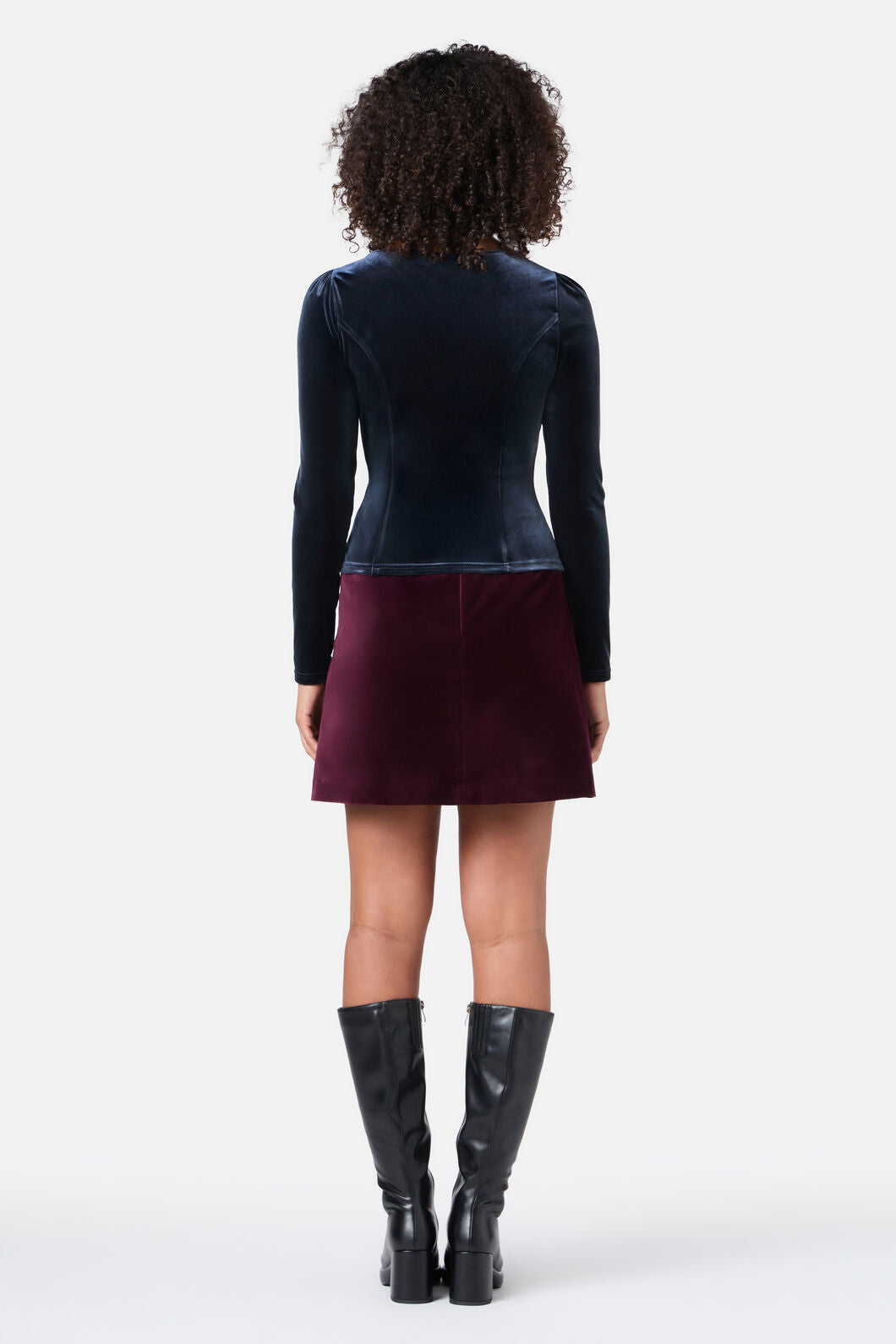 Princess Highway - Monica Velvet Top - midnight