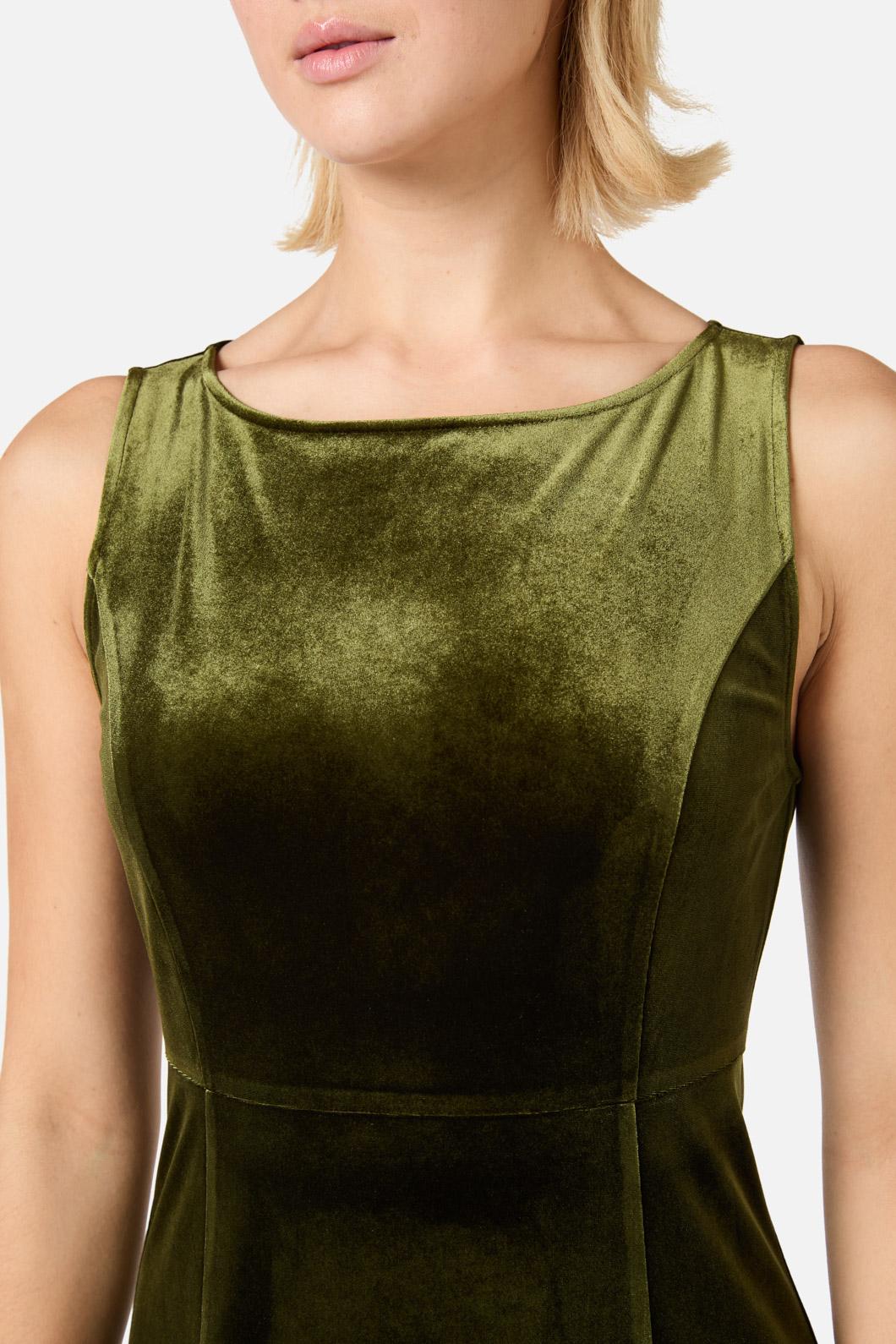 Princess Highway - Monica Velvet Midi Dress - olive