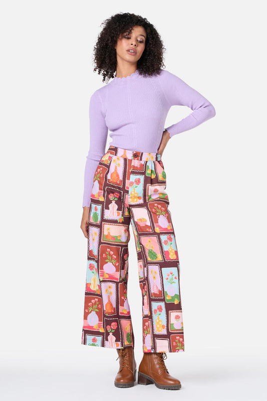 Princess Highway - Flower Vases Culotte - rust