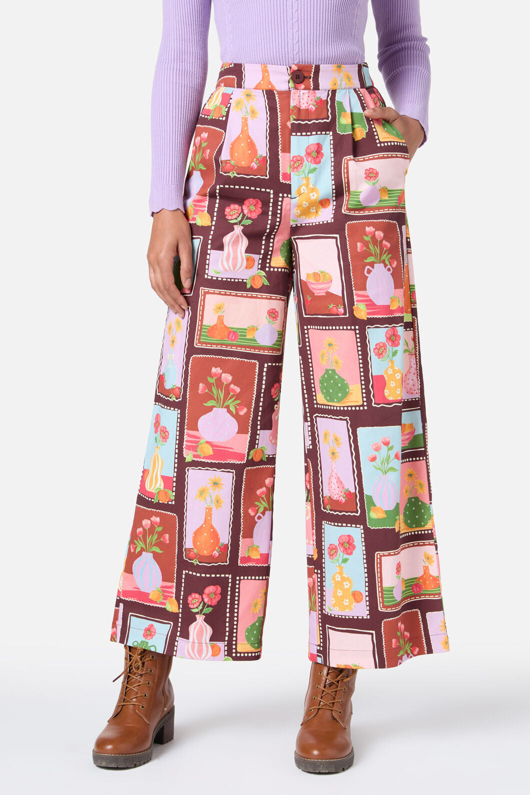 Princess Highway - Flower Vases Culotte - rust